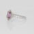 Pink Pink Sapphire Ring With Earth Mined Diamonds: Solid 14k Gold, Size 6.75 For Sale - Image 8 of 8