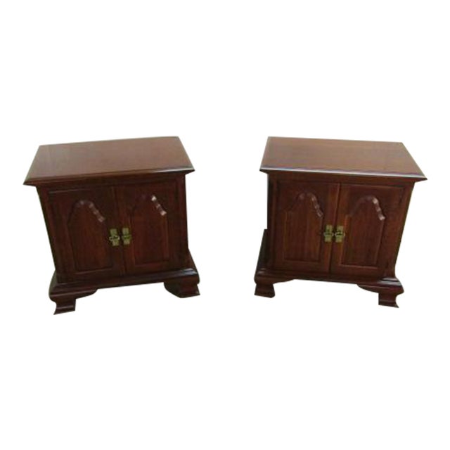 Pennsylvania House Solid Cherry Pair of Nightstands Chairish