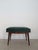 Italian Bench in Wood and Green Velvet, 1950s, in Very Good conditions. Designed 1950 to 1959