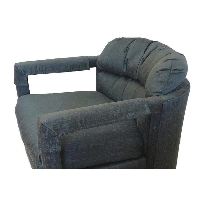 Vintage Baughman for Drexel Barrel Back Parson Chairs Pair 1970's For Sale In Chicago - Image 6 of 7