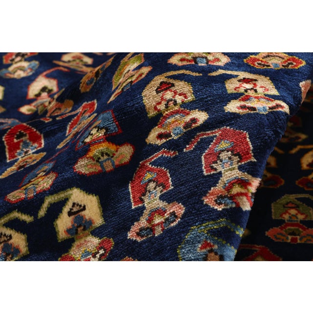 Vintage Persian Malayer Rug, 06'11 X 07'09 For Sale In Dallas - Image 6 of 10