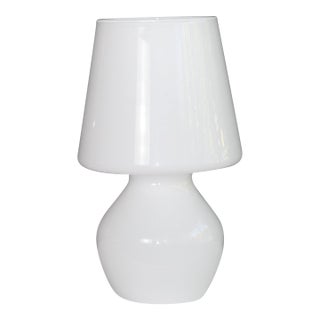 Mid 20th Century Fontanaarte Style Murano Glass Lamp For Sale