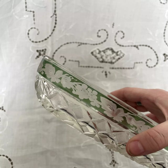 Art Deco Antique Crystal Vanity Set - 8 Pieces For Sale - Image 3 of 12