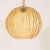 Mid-Century Modern Amber Glass Pendant For Sale - Image 3 of 9