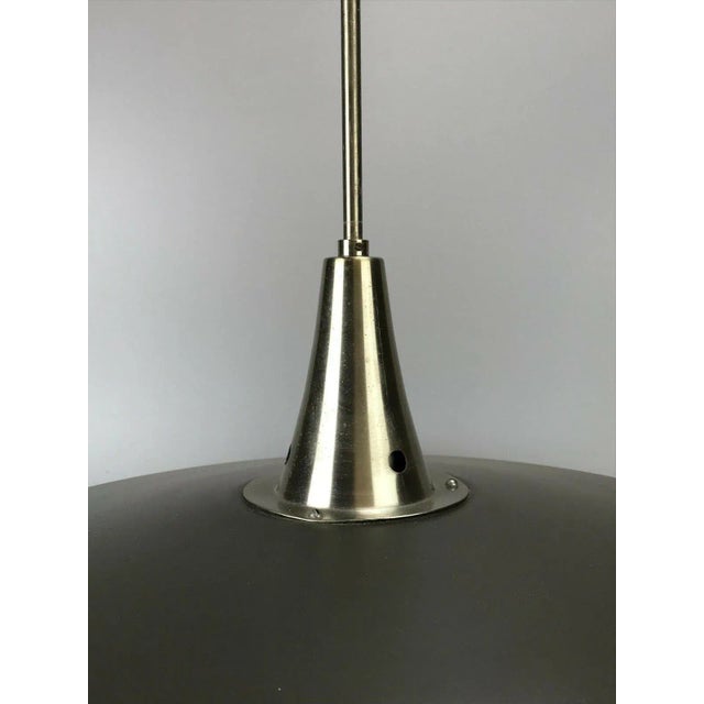 Mid-Century Space Age Ceiling Pendant Lamp in Metal For Sale - Image 8 of 11
