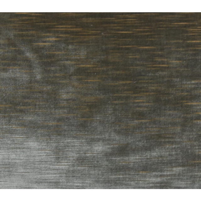 Designer Clarke & Clarke Allure Velvet Feather/Down Pillow For Sale - Image 4 of 5