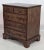 Brown Pair of English Oak Bedside Chests or Bachelor's Chests, Circa 1920 For Sale - Image 8 of 13