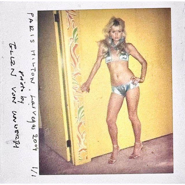 Title: Paris Hilton, Las Vegas 2004 Photographer: Ellen Von Unwerth Medium: Color Photography in Polaroid Film Edition: 1...
