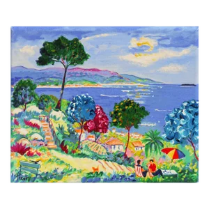 'The Garden, Mandelieu-La-Napoule' by Jean-Claude Picot, Academy of Fine Arts of Rouen, Benezit, Fauve Oil