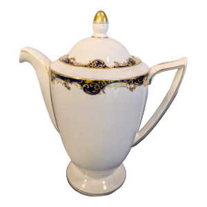 Minton Versailles Coffee Pot With Lid – Vintage English Bone China