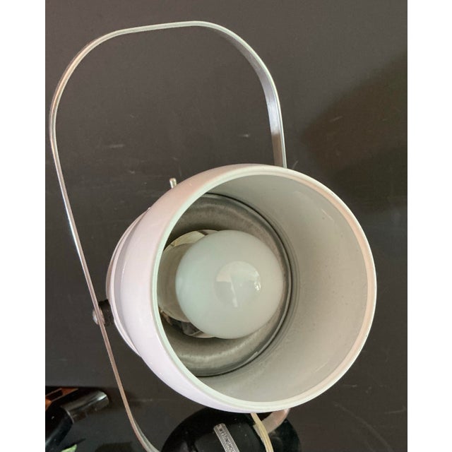 Vintage Westinghouse Industrial Mid-Century Lamp Floor Light Spotlight Chrome Directional, Circa 1950s For Sale In Greenville, SC - Image 6 of 12