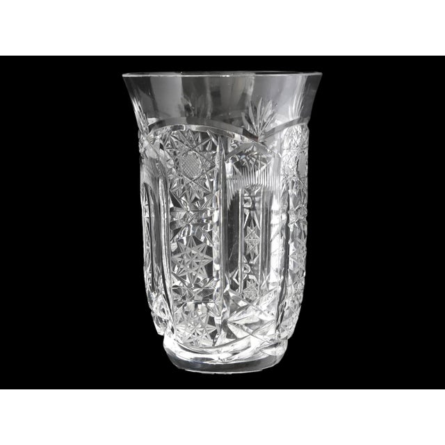 19th Century American Brilliant Cut Crystal Tumblers, Set of 7 For Sale - Image 4 of 4
