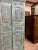 Wood Vintage Armoire Tall Artistic Carved Farmhouse Blue Patina Cabinet For Sale - Image 7 of 8