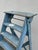 French Blue Painted Step Ladder, 1940s For Sale - Image 15 of 18