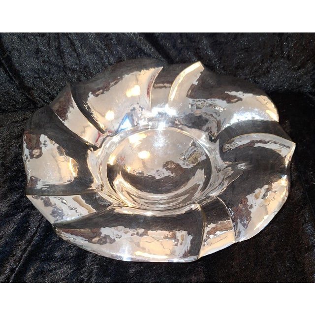 Vintage Art Deco Silver-Plated Bowl by Heyer, 1930s For Sale - Image 4 of 6