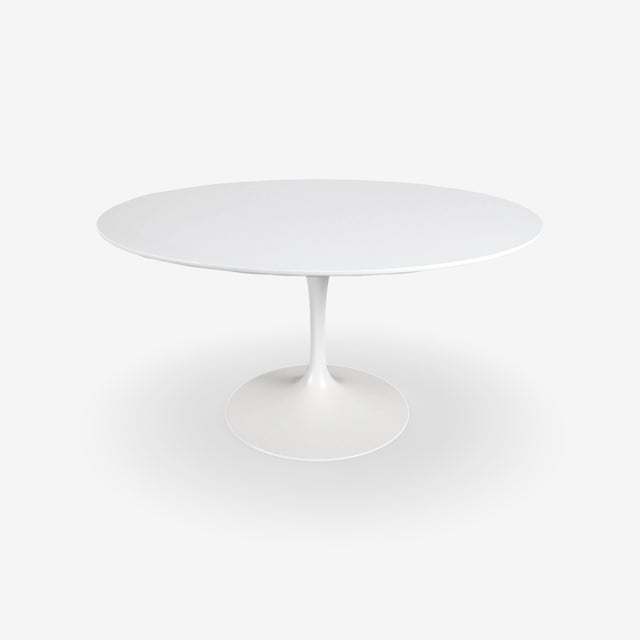 Metal White Dining Table by Eero Saarinen for Knoll International For Sale - Image 7 of 7