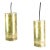 Ceiling Lamp in Brass attributed to Svend Aage Holm Sørensen, 1960s, Set of 2 For Sale