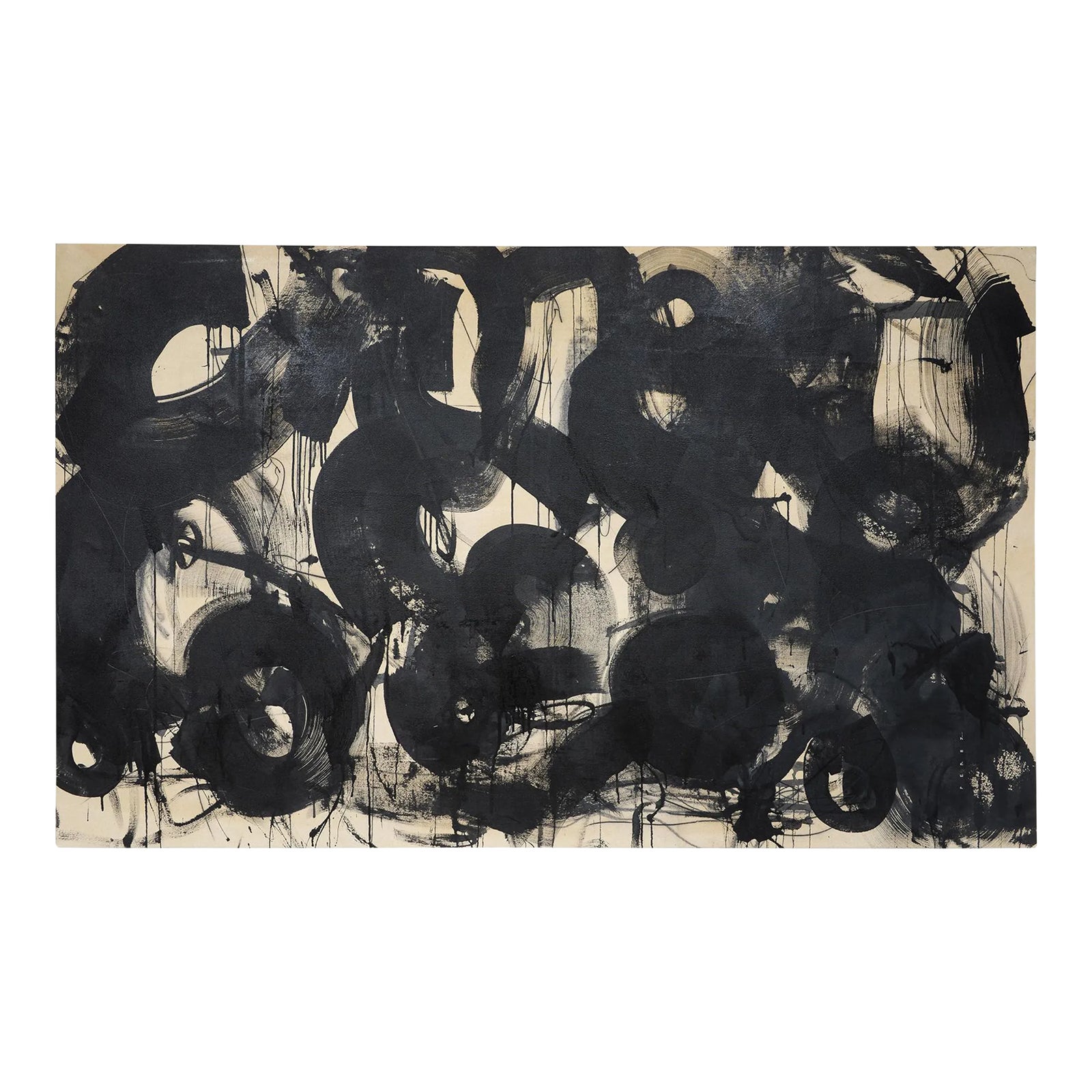 Monica Perez "A Magical Life" Original Acrylic & Charcoal Painting on ...