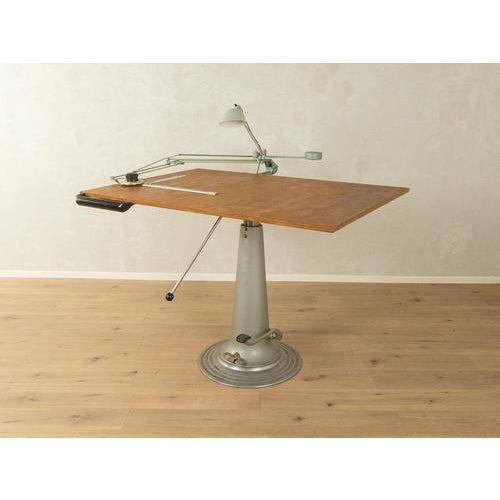 Brown Isis Drawing Table from Nike Eskilstuna, 1950s For Sale - Image 8 of 18