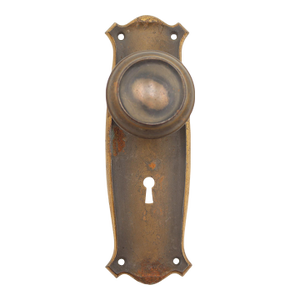 Vintage Classic Brass Plated Steel Dummy Door Knob