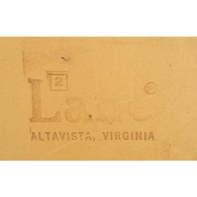 Lane Furniture American Walnut 40x52" Rectangle Wall Mirror Mitn For Sale - Image 4 of 12