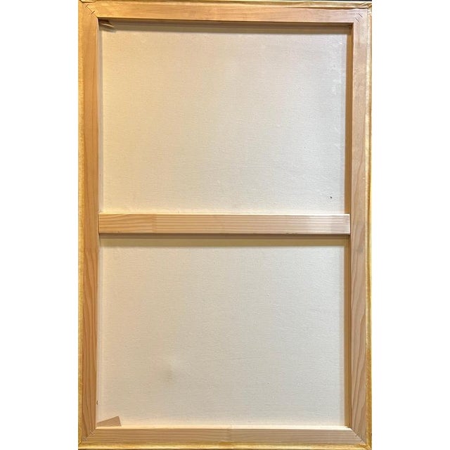 Gold Frank Chabry, The Student, Oil on Canvas / Paper For Sale - Image 8 of 9