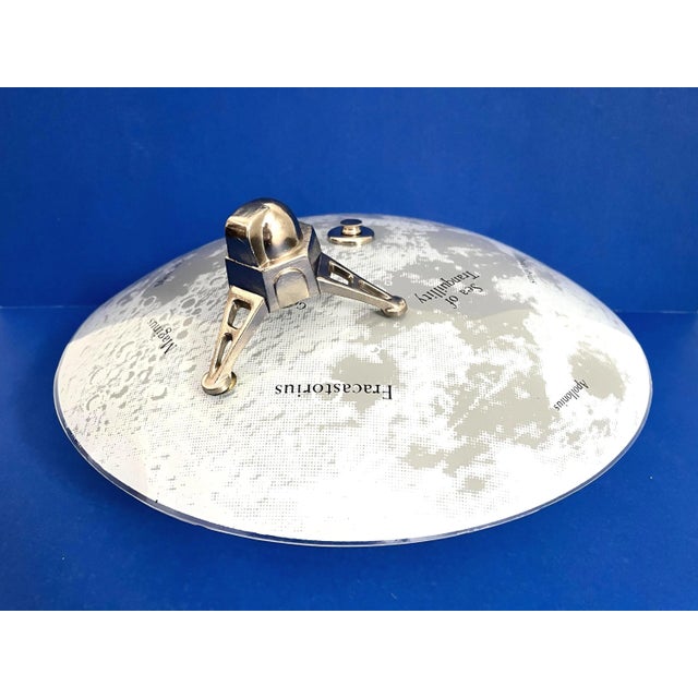 Moe Light 1960s Space Age Moon & Lander Flush Light For Sale - Image 4 of 18