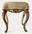 French Small Giltwood Vanity Stool For Sale - Image 3 of 5