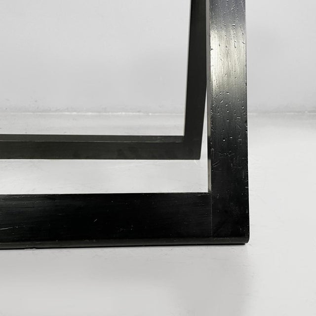 Italian Modern Black Wooden Folding Chairs, 1980s, Set of 2 For Sale - Image 18 of 18