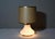 Large Italian Table Lamp in Opaline Glass and Brass, 1970s For Sale - Image 4 of 12