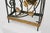 Forest Green Art Deco Wrought Iron Umbrella Stand with Floral Decoration, France, 1930s For Sale - Image 8 of 13