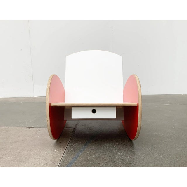 Postmodern German Custom Made Children's Rocking Chair For Sale - Image 3 of 18