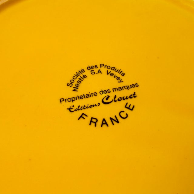 Chocolat Menier Yellow Café Éditions Clouet Set For Sale - Image 9 of 11