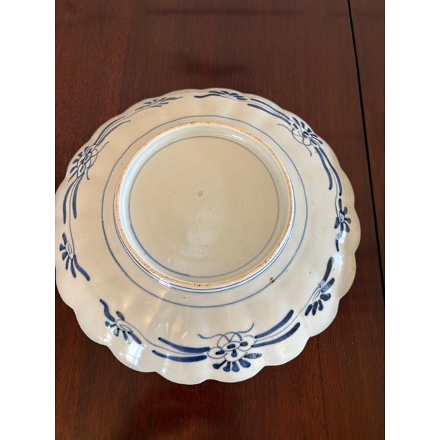 Ceramic Antique Japanese Hand Painted Imari Plates, 1860s, Set of 2 For Sale - Image 7 of 14