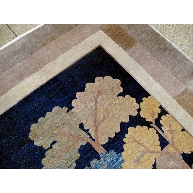 Galerie Shabab Collection Early 20th Century Chinese Peking Carpet For Sale In New York - Image 6 of 9