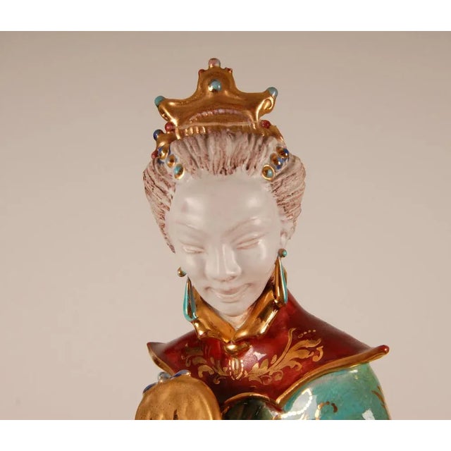 Vintage Italian Ceramic Figures by Eugenia Pattarino, 1960s, Set of 2 For Sale - Image 4 of 11