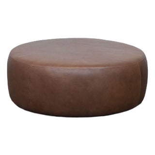 Room & Board Lind Leather Ottoman/Coffee Table For Sale