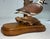 Brown Vintage Original Hand Carved Wood Chas Derascavage Bird Decoy Sculpture Statue For Sale - Image 8 of 17