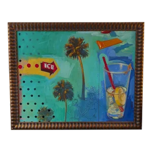 1990s Untitled Sheldon Greenberg Oil Painting, Framed