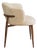 Upholstered Chair with Shell-Shaped Backrest For Sale