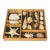 Great Sea Shell Marine Specimens Collection in Wood Tray For Sale