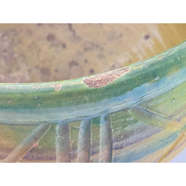 Ceramic Middle Eastern Pottery Art Bowl For Sale - Image 7 of 12