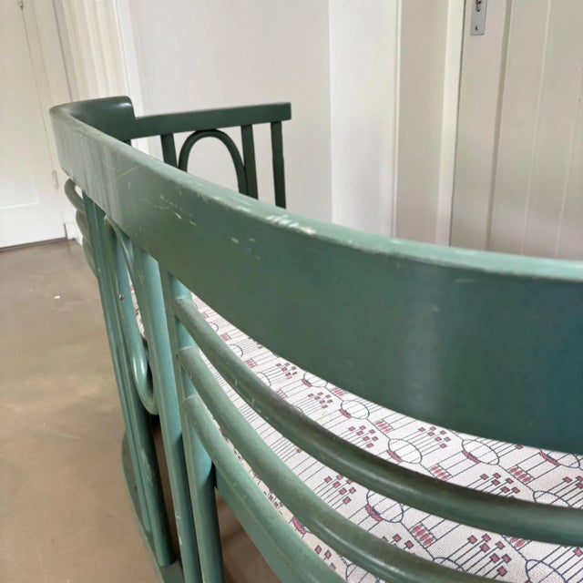 Austrian Fledermaus Bench by Josef Hoffmann, 1930s For Sale - Image 9 of 14