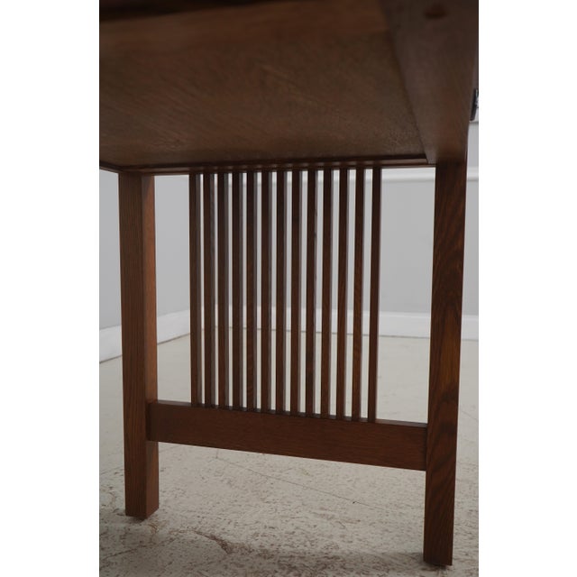 Stickley Mission Oak Arts & Crafts Desk For Sale - Image 12 of 18
