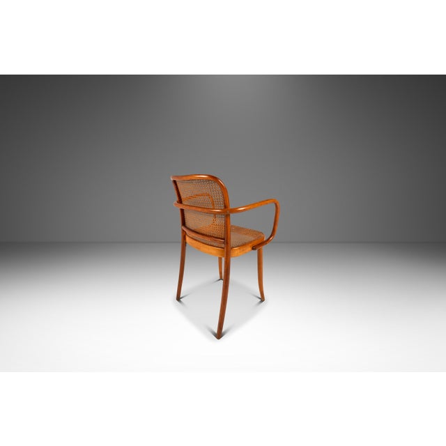 Brown Mid-Century Modern Bentwood Model 811 "Prague" Armchair by Josef Frank Josef Hoffmann for Stendig, Czechoslovakia, C. 1960s For Sale - Image 8 of 18