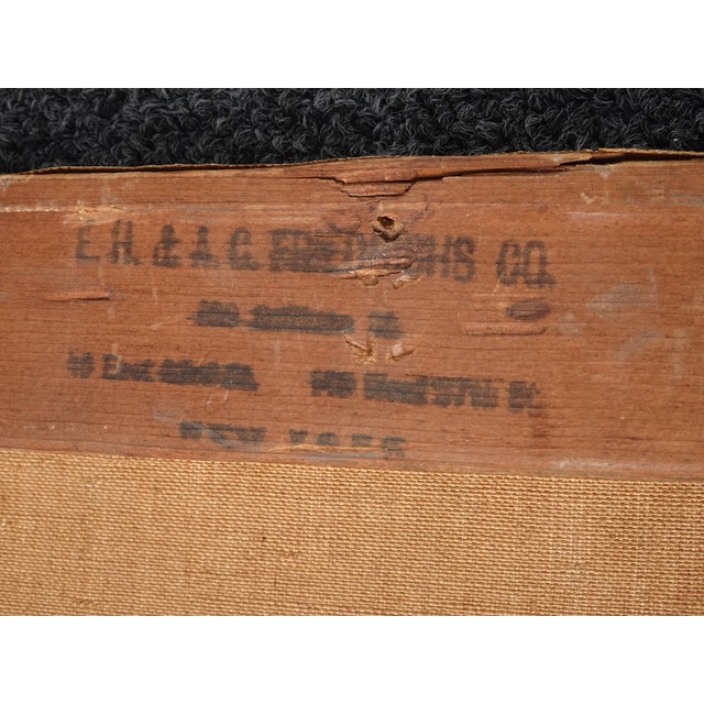 Antique Oil Canvas Fine Art Picture by George H.Bogert 1923-1864 Sunset Venice For Sale - Image 16 of 16