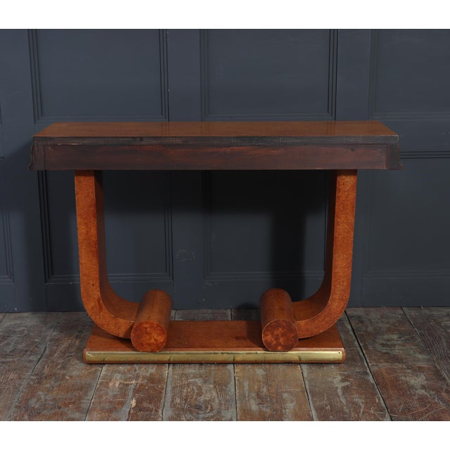 Art Deco French Amboyna Console Table, 1925 For Sale - Image 18 of 18