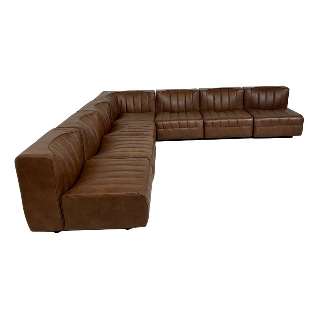 Model 9000 Modular Sofa by Tito Agnoli for Arflex, Italy, 1970s, Set of 7 For Sale