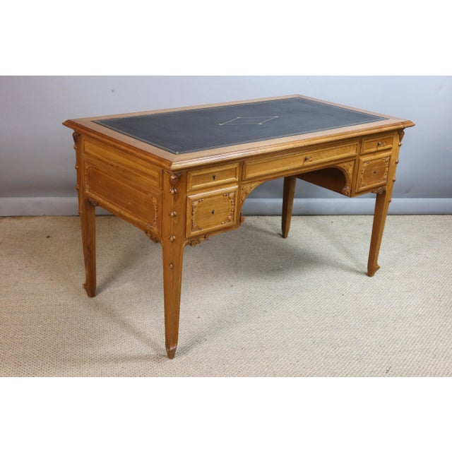 1920s Vintage Art Nouveau Desk, 1920s For Sale - Image 5 of 16
