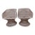Vintage Russell Woodard Woven Spun Fiberglass Outdoor Chair Set of 2 For Sale